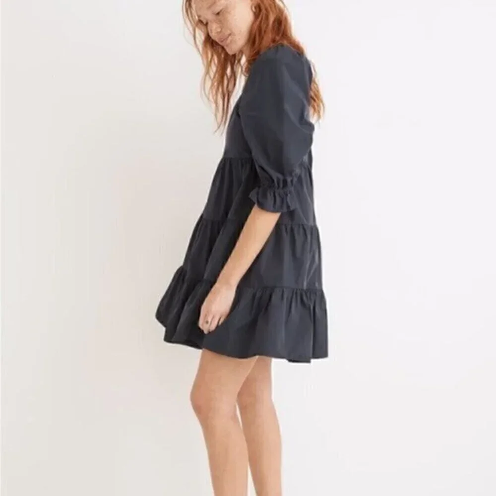 Madewell Poplin Lizzie Babydoll Dress